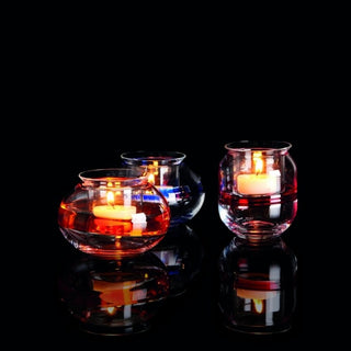Carlo Moretti Lumino candlestick network in Murano glass h 7.2 cm - Buy now on ShopDecor - Discover the best products by CARLO MORETTI design