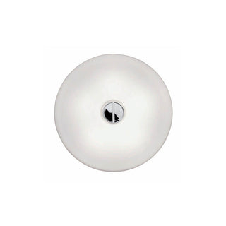 Flos Mini Button wall lamp opal white