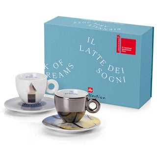 Illy Art Collection Biennale 2022 set 2 cappuccino cups by Giulia Cenci & Aki Sasamoto Buy on Shopdecor ILLY collections