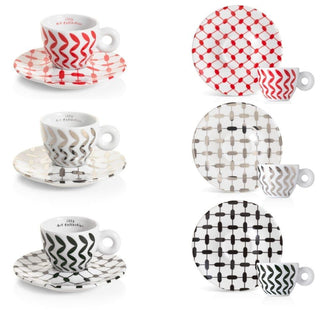 Illy Art Collection Mona Hatoum set 6 espresso coffee cups - Buy now on ShopDecor - Discover the best products by ILLY design