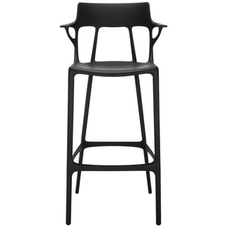 Kartell A.I. stool with seat h. 75 cm. for indoor/outdoor use Kartell Black NE - Buy now on ShopDecor - Discover the best products by KARTELL design