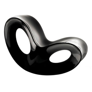 Magis Voido rocking armchair glossy black - Buy now on ShopDecor - Discover the best products by MAGIS design