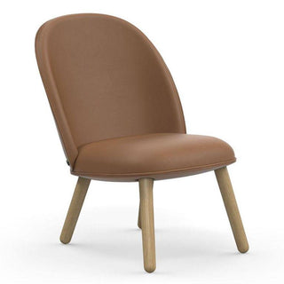 Normann Copenhagen Ace lounge chair full upholstery ultra leather with oak structure Buy on Shopdecor NORMANN COPENHAGEN collections