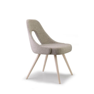 Scab Me chair bleached beech and fabric seat by Simone Micheli - Buy now on ShopDecor - Discover the best products by SCAB design