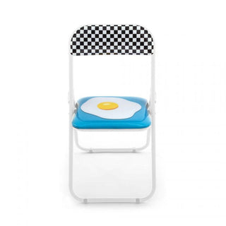 Seletti Blow Egg folding chair with egg decor - Buy now on ShopDecor - Discover the best products by SELETTI design