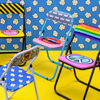 Seletti Blow Folding Chair Pop Corn - Buy now on ShopDecor - Discover the best products by SELETTI design