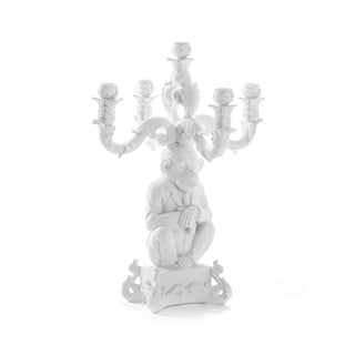 Seletti Burlesque Chimp 5-arm candelabra White - Buy now on ShopDecor - Discover the best products by SELETTI design