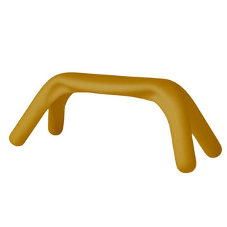 Slide Atlas Bench Polyethylene by Giorgio Biscaro Slide Saffron yellow FB - Buy now on ShopDecor - Discover the best products by SLIDE design