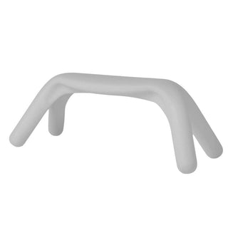 Slide Atlas Bench Polyethylene by Giorgio Biscaro Slide Milky white FT - Buy now on ShopDecor - Discover the best products by SLIDE design