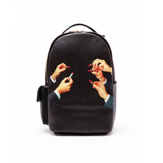 Seletti Toiletpaper Travel Rucksack Lipsticks Black - Buy now on ShopDecor - Discover the best products by TOILETPAPER HOME design